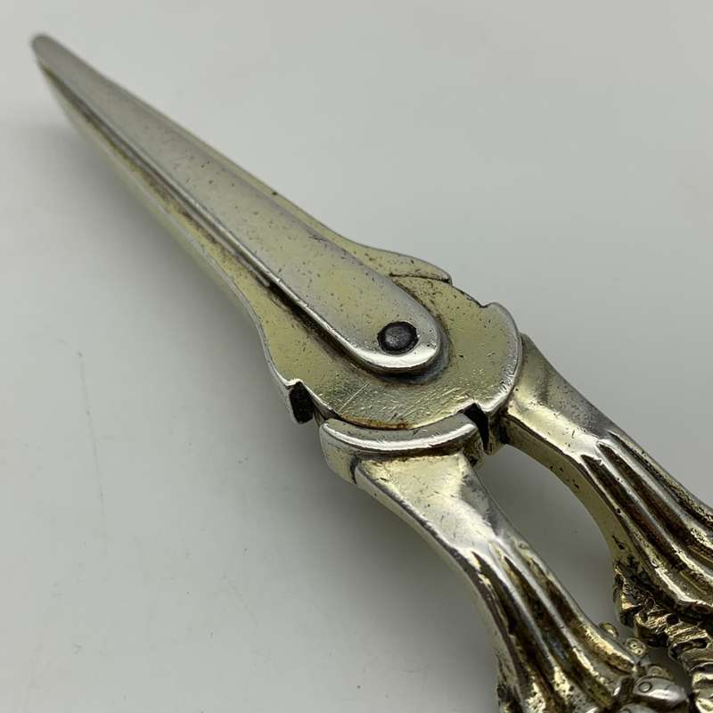 Antique Silver (William IV) Grape Scissors (1835)