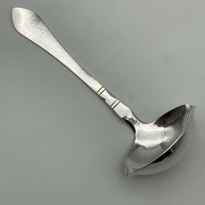 Early `Georg Jensen` Gravy Spoon (Continental/Antik Pattern)