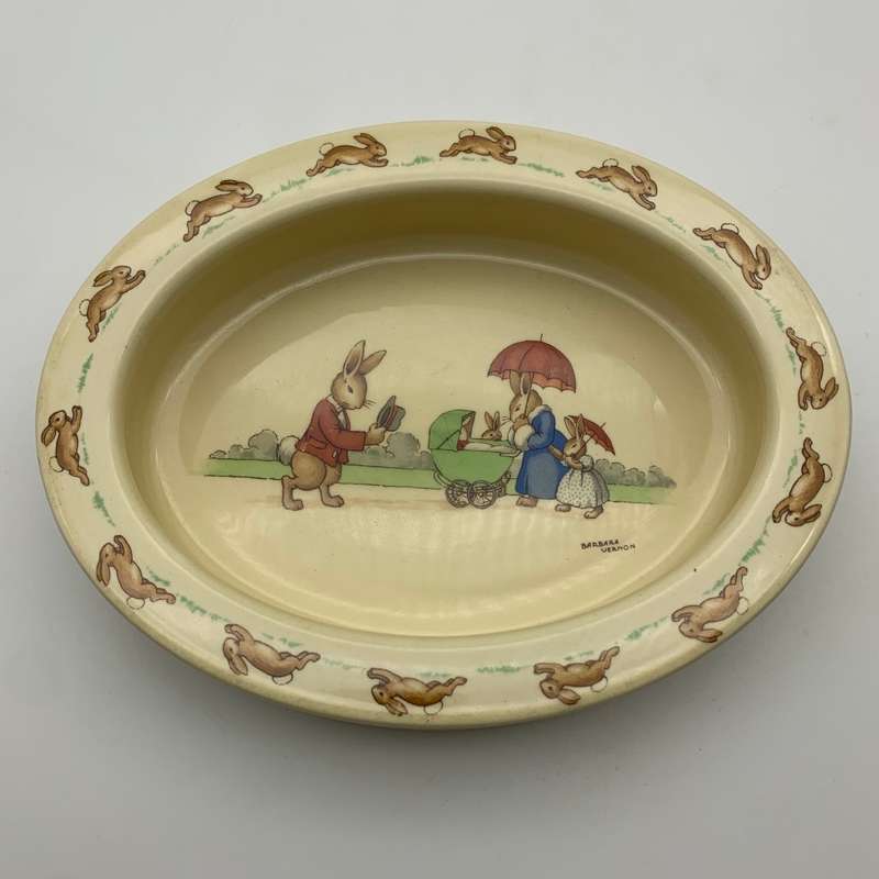 Signed R/Doulton `Bunnykins` Porridge Bowl