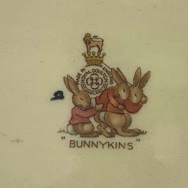 Signed R/Doulton `Bunnykins` Porridge Bowl
