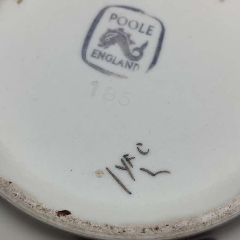 1950`s Poole Pottery `Freeform/Contemporary` Vase