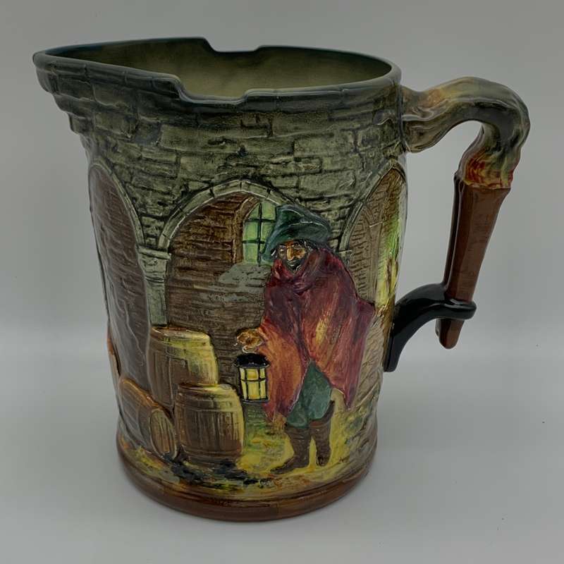 Rare Large R/Doulton `Guy Fawkes` Jug (Ltd Edition of 600)