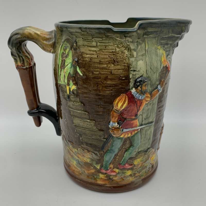 Rare Large R/Doulton `Guy Fawkes` Jug (Ltd Edition of 600)