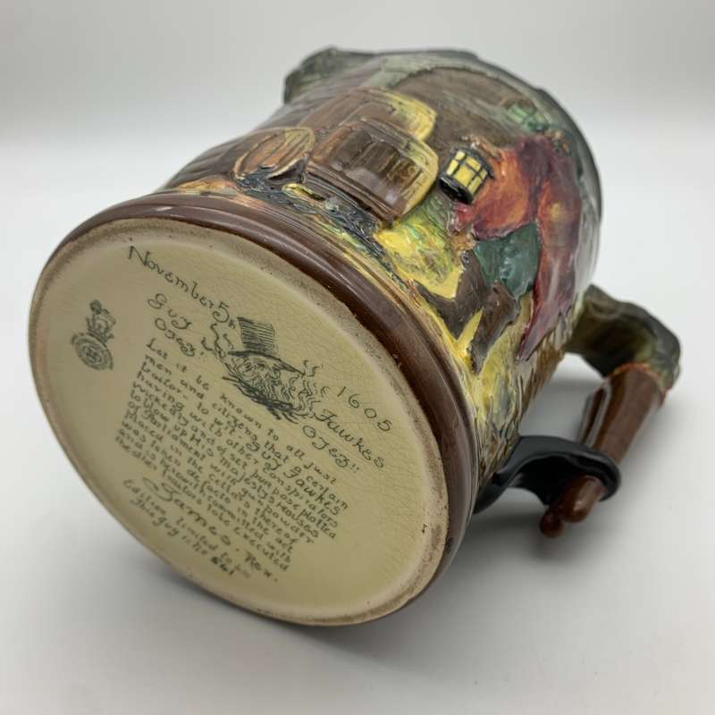 Rare Large R/Doulton `Guy Fawkes` Jug (Ltd Edition of 600)