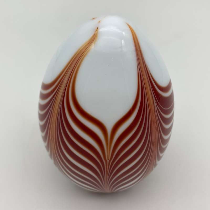 Early Art Glass `Feather` Paperweight