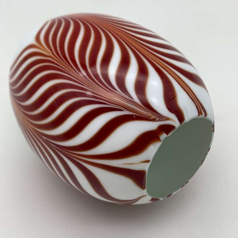Early Art Glass `Feather` Paperweight