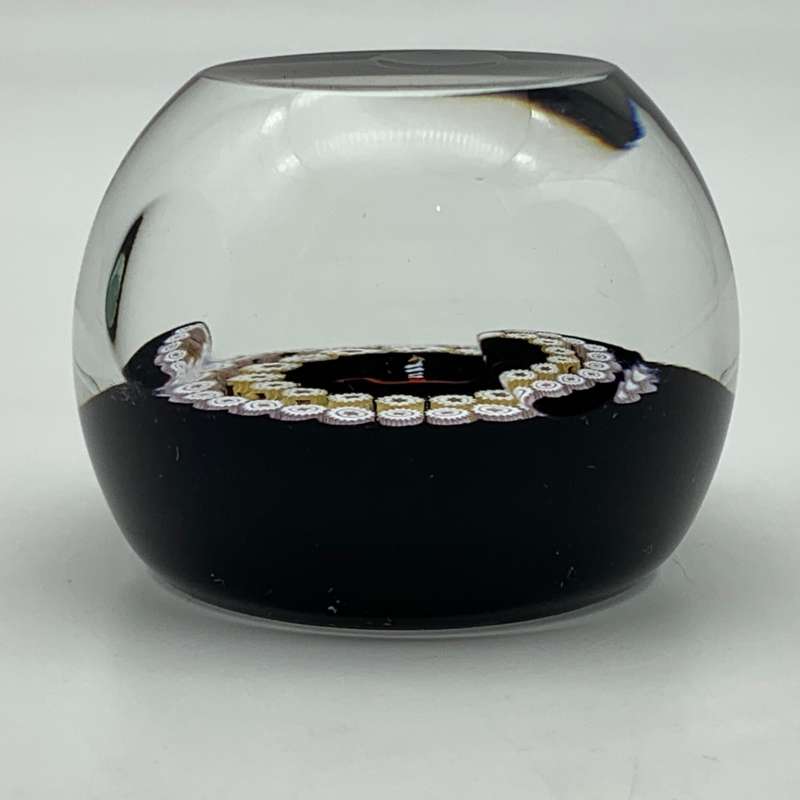 Vintage Caithness `Miniature Candle` Glass Paperweight