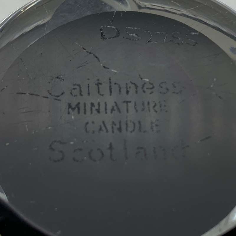 Vintage Caithness `Miniature Candle` Glass Paperweight