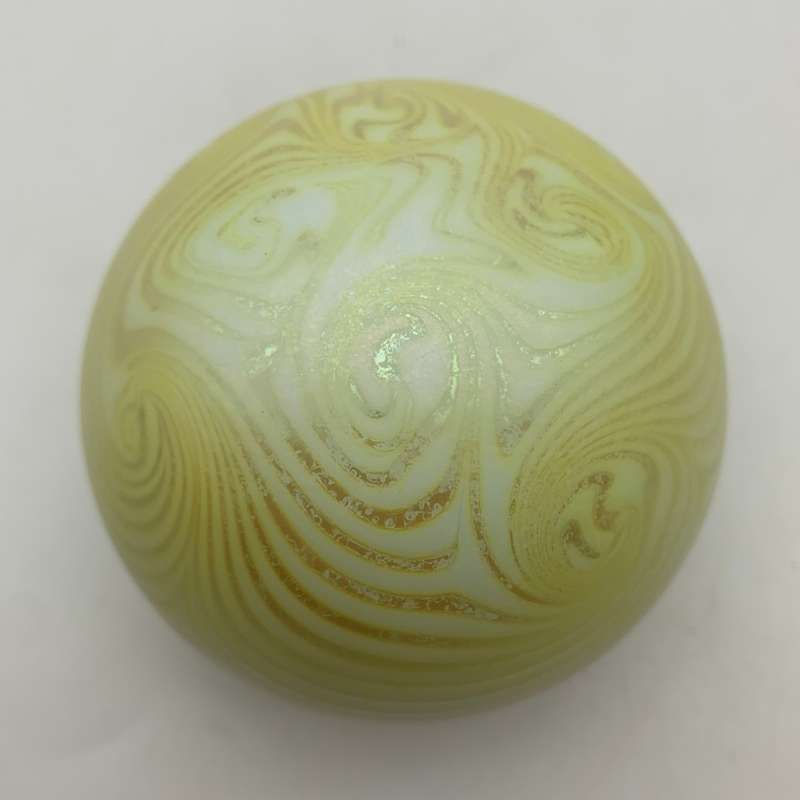 Vintage `Steve Smyers - Northern Star` Glass Paperweight (Signed)