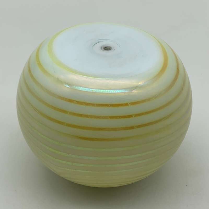 Vintage `Steve Smyers - Northern Star` Glass Paperweight (Signed)
