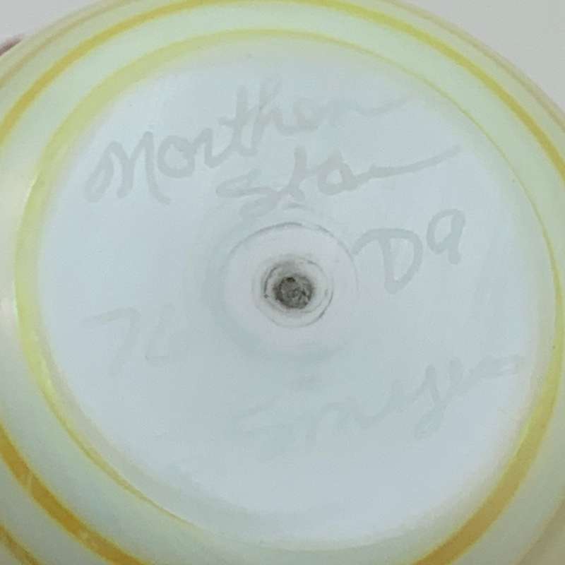 Vintage `Steve Smyers - Northern Star` Glass Paperweight (Signed)