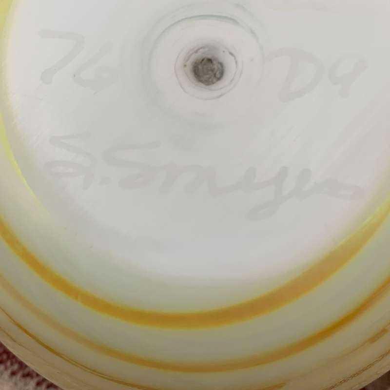 Vintage `Steve Smyers - Northern Star` Glass Paperweight (Signed)