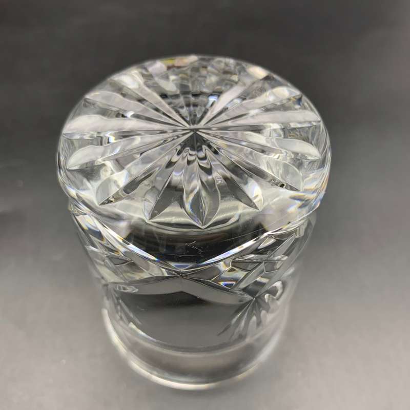 Vintage `Brierley` Cut-Crystal Mustard Pot