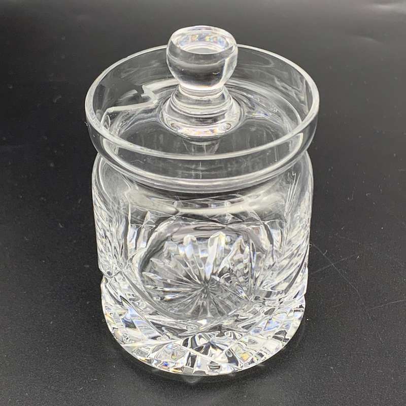 Vintage `Brierley` Cut-Crystal Mustard Pot
