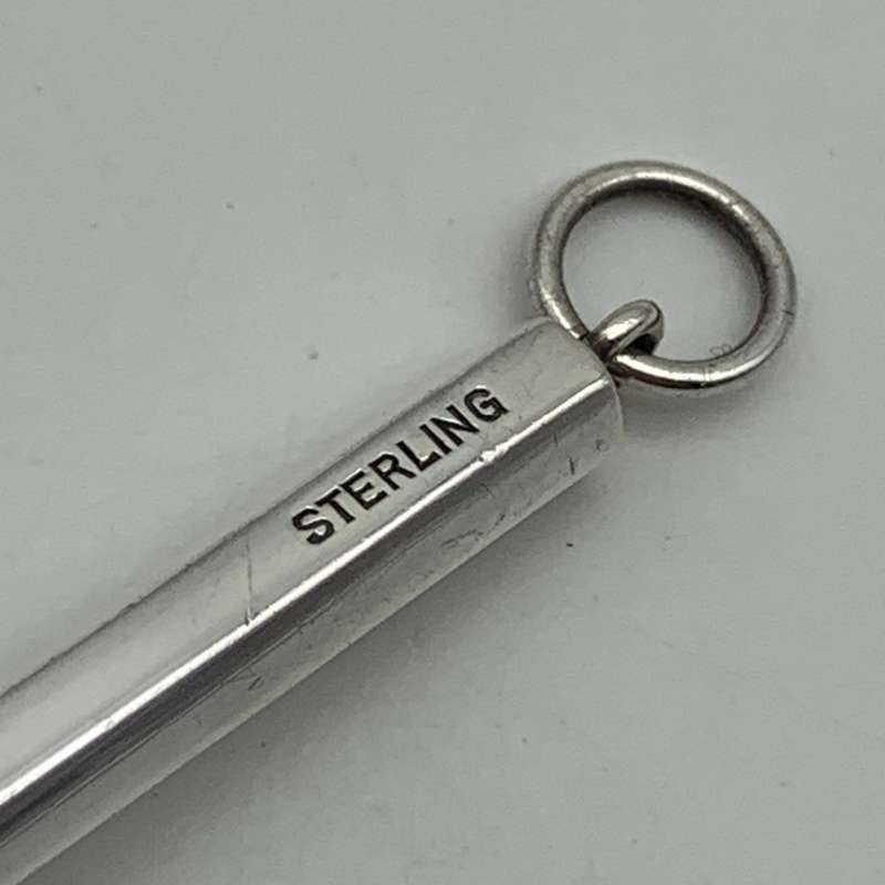 Vintage Sterling Silver Swizzle Stick