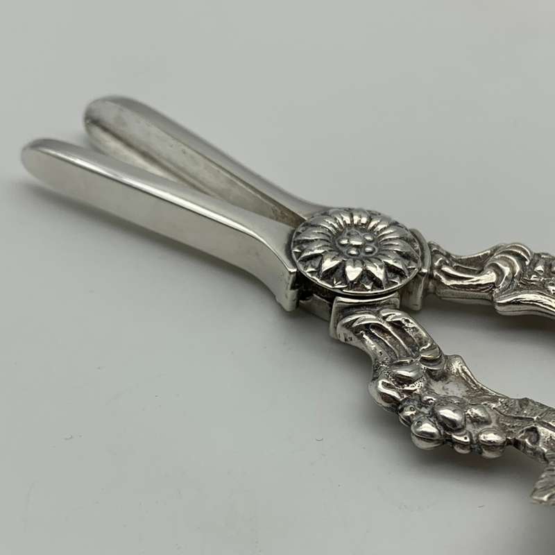 Antique Silver-Plated Grape Scissors