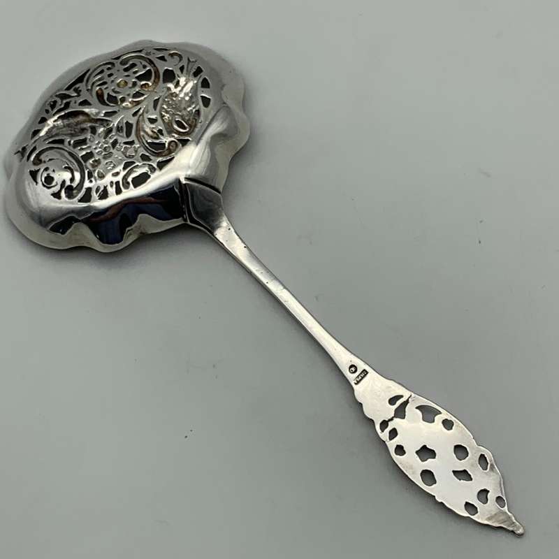 Vintage Dutch Silver-Plated Dessert Spoon