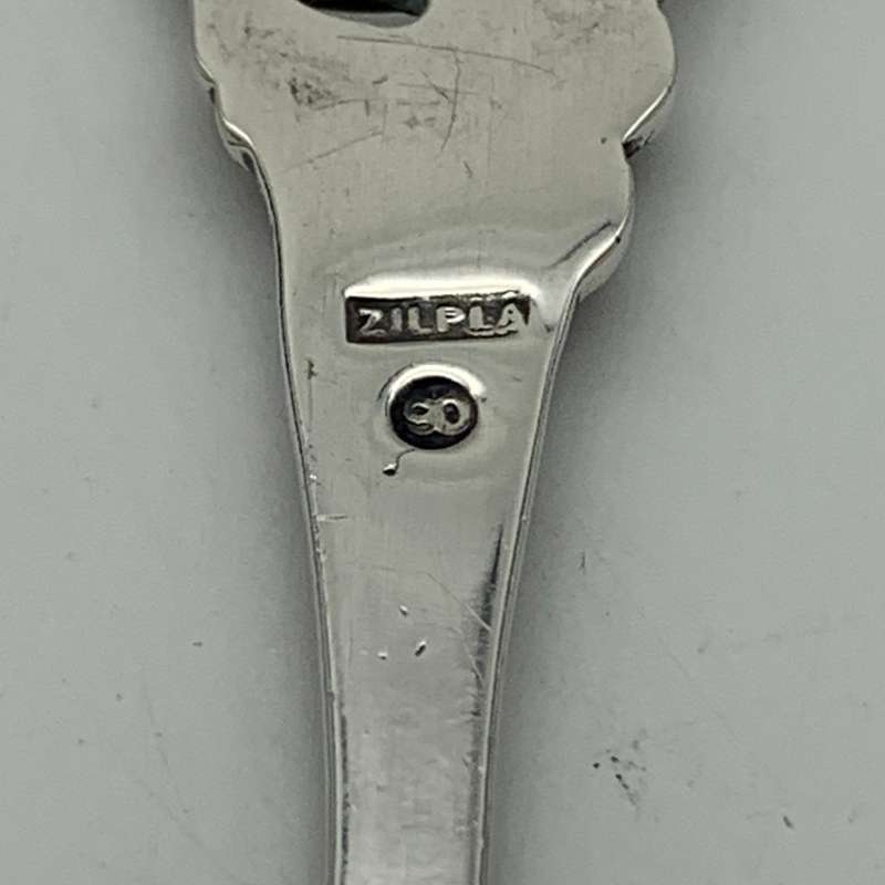 Vintage Dutch Silver-Plated Dessert Spoon