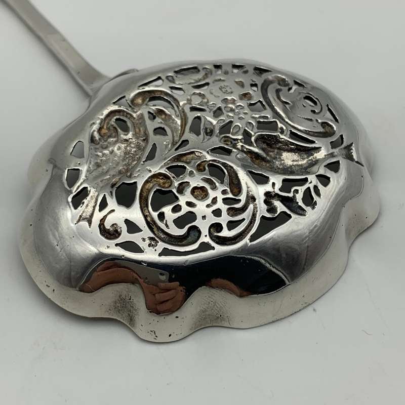 Vintage Dutch Silver-Plated Dessert Spoon