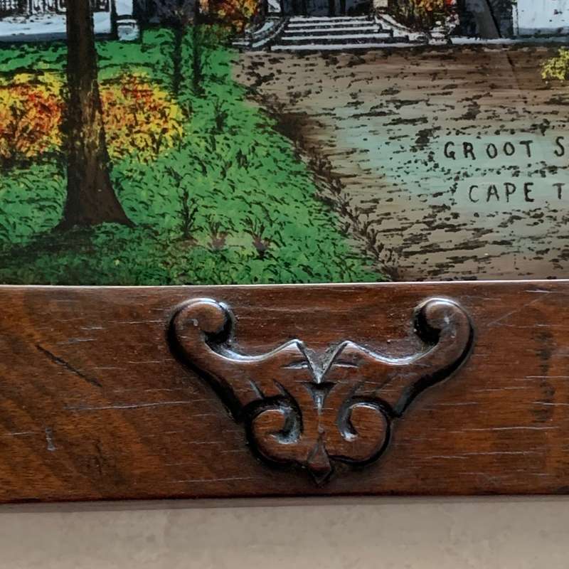 Antique Groote Schuur (Reverse Painting on Glass)
