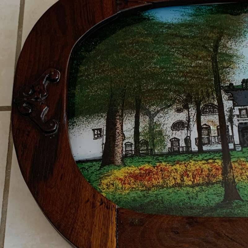 Antique Groote Schuur (Reverse Painting on Glass)
