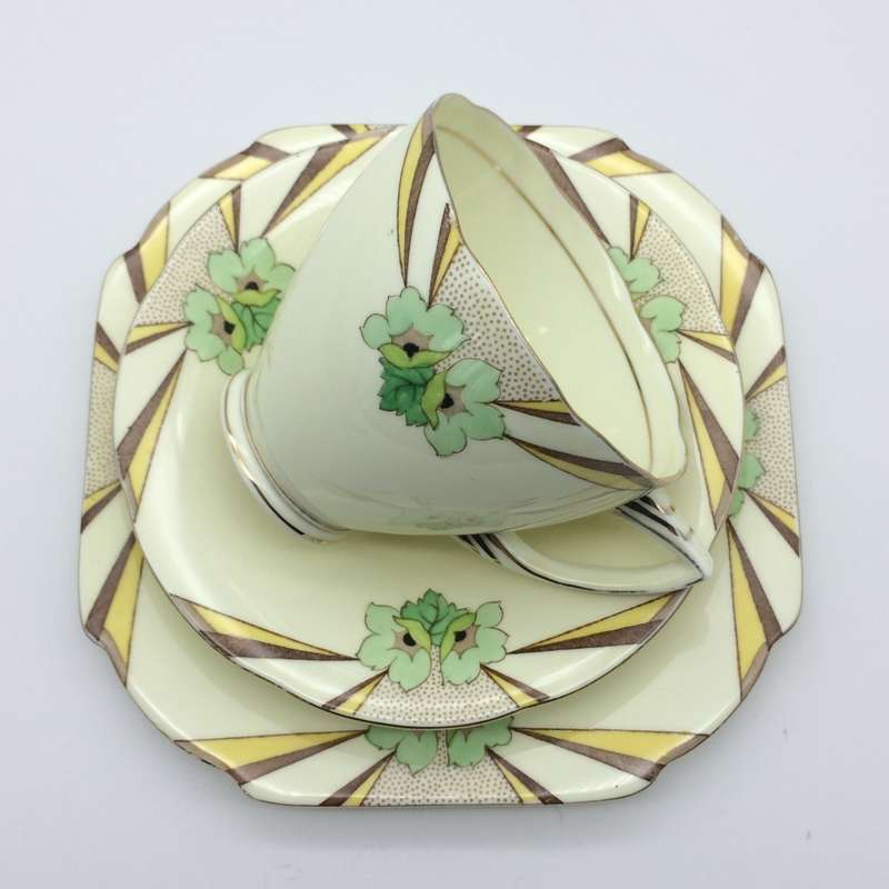Grafton Art Deco `Kingsley` Trio