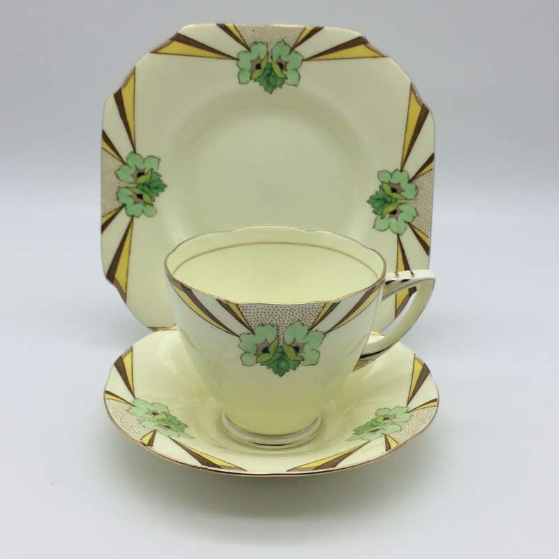 Grafton Art Deco `Kingsley` Trio