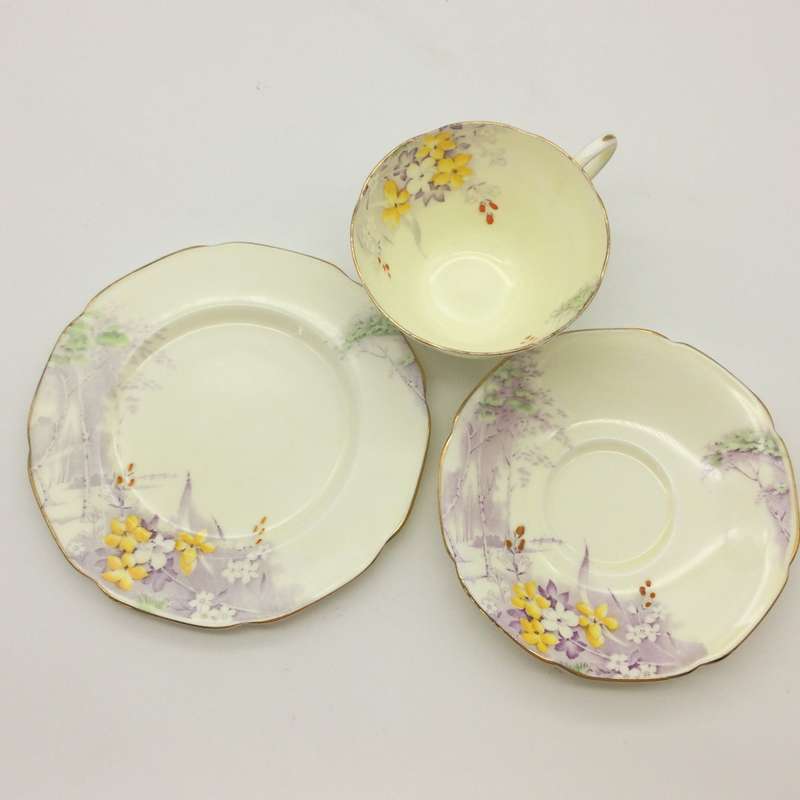 Early Paragon China Trio (Woodland Bluebell)