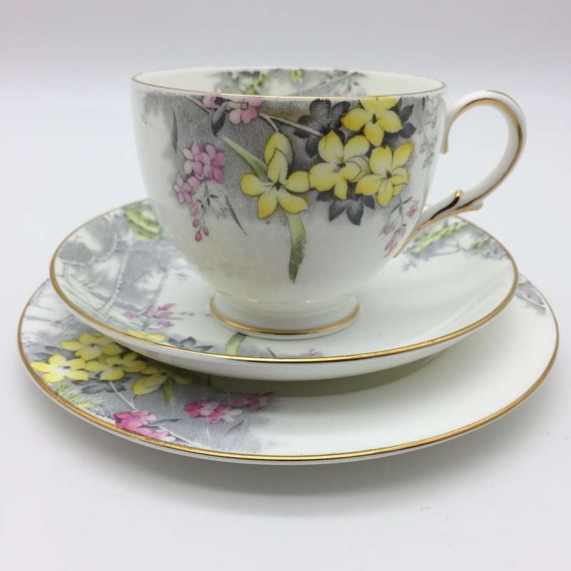 1950s Paragon China Trio (Woodland Bluebell)