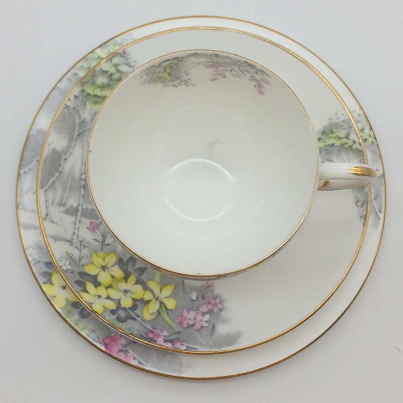 1950s Paragon China Trio (Woodland Bluebell)