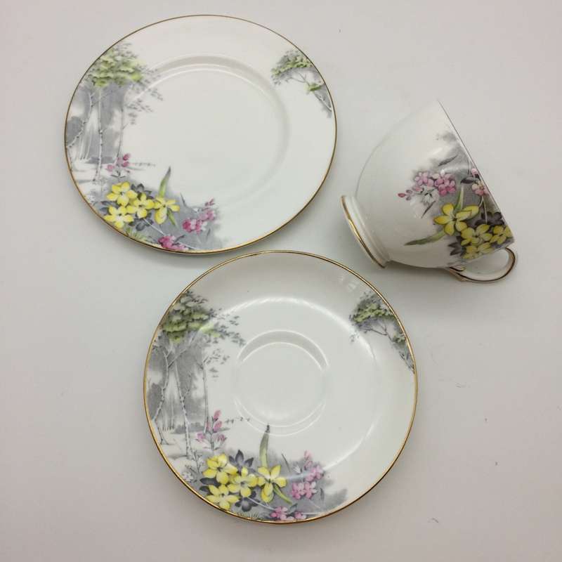 1950s Paragon China Trio (Woodland Bluebell)