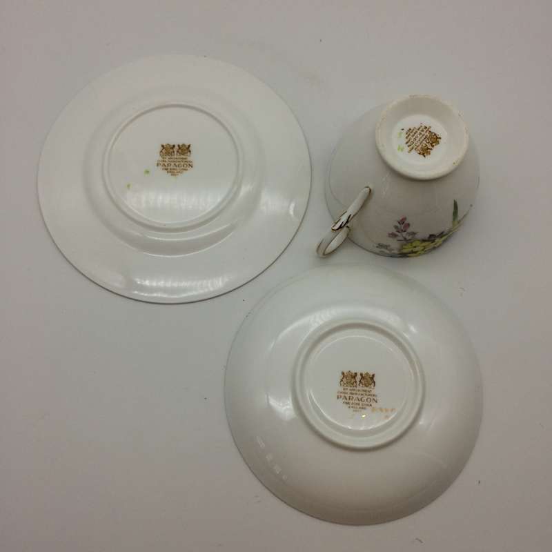 1950s Paragon China Trio (Woodland Bluebell)