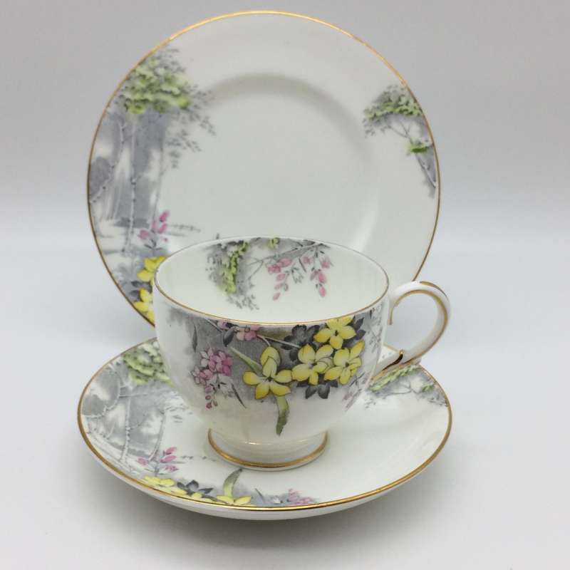 1950s Paragon China Trio (Woodland Bluebell)