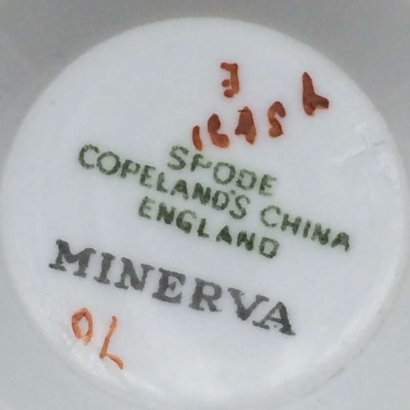 Early Spode China Trio (Minerva)