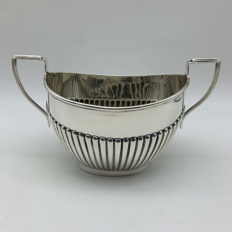 Solid Silver Antique Milk Jug & Sugar Bowl (1912)