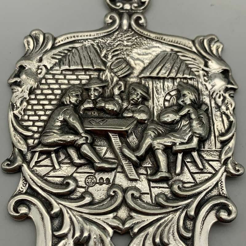 Early Dutch Silver-Plate Cake Server