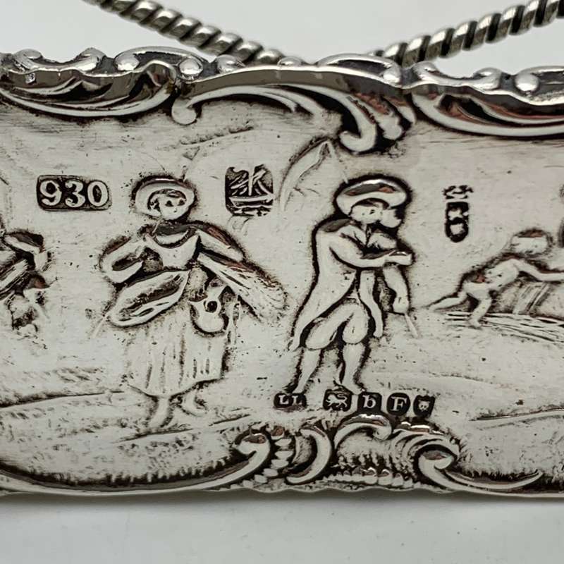 Victorian Silver `Dollhouse` Miniature Table (1897)