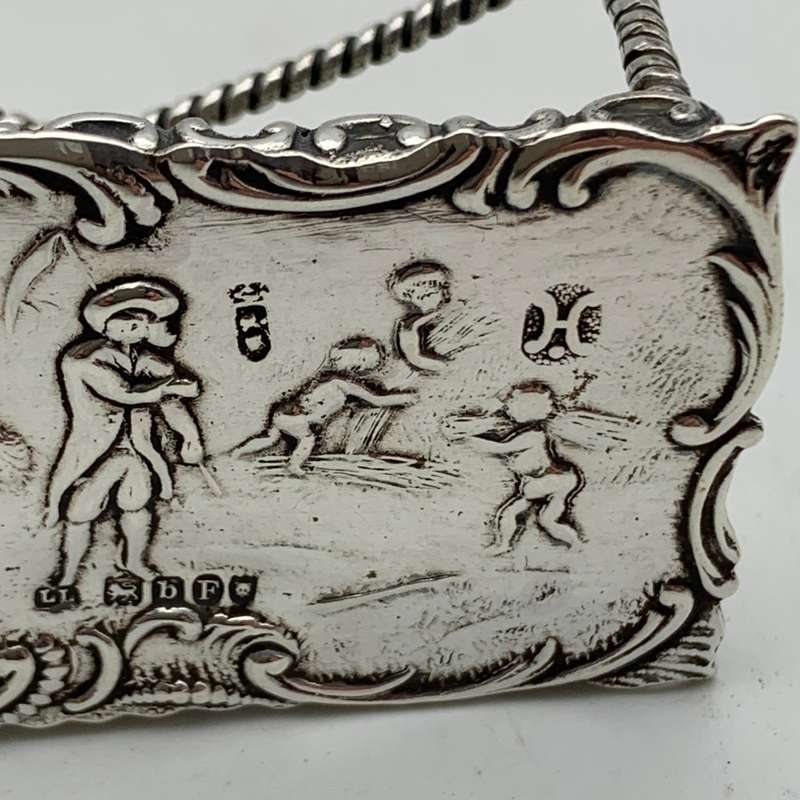 Victorian Silver `Dollhouse` Miniature Table (1897)