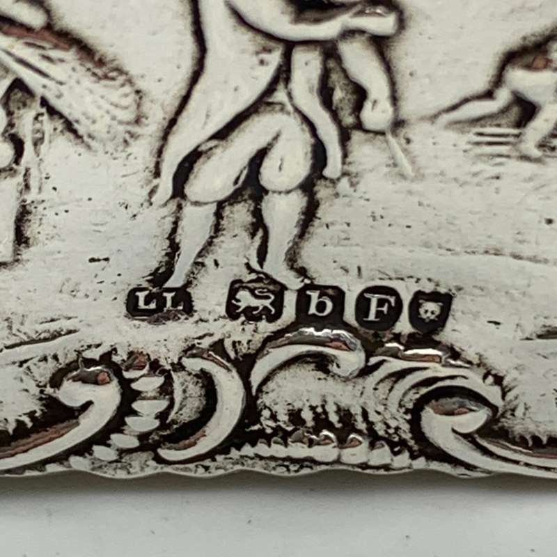 Victorian Silver `Dollhouse` Miniature Table (1897)