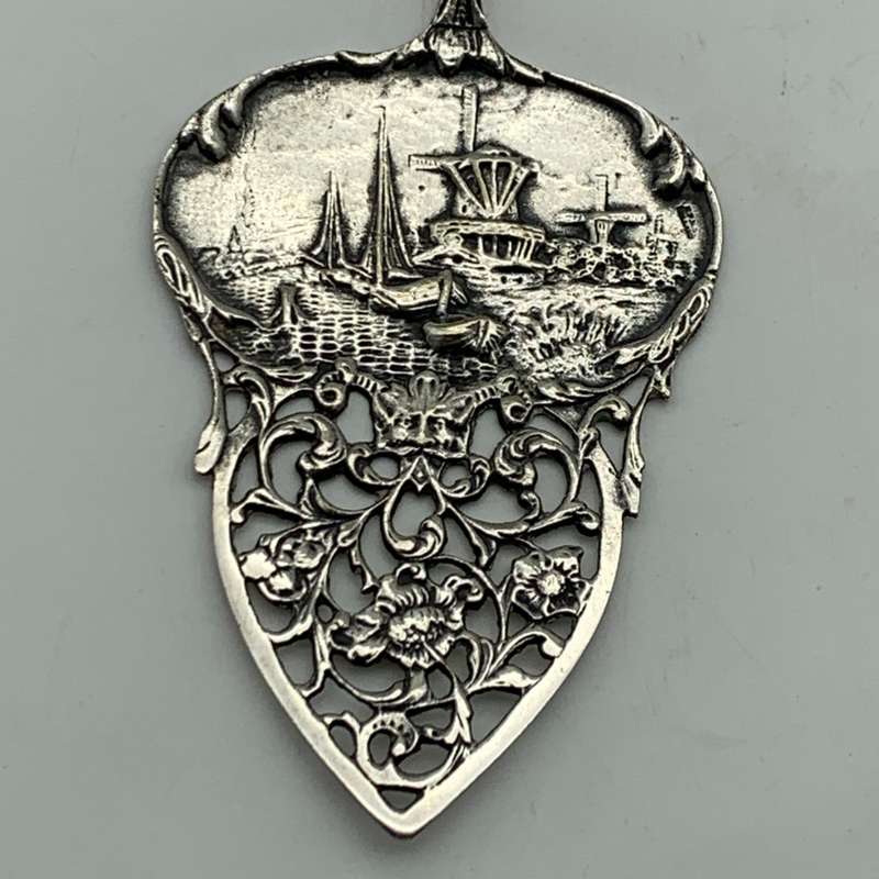 Vintage Dutch Silver-Plate Cake Server