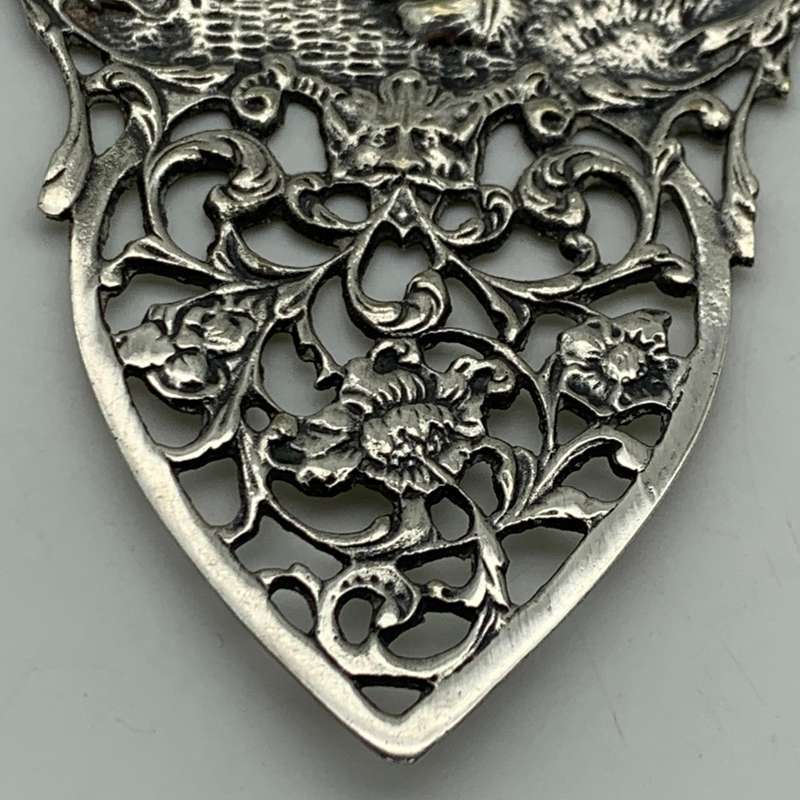 Vintage Dutch Silver-Plate Cake Server