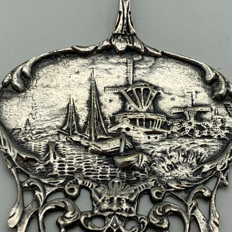 Vintage Dutch Silver-Plate Cake Server