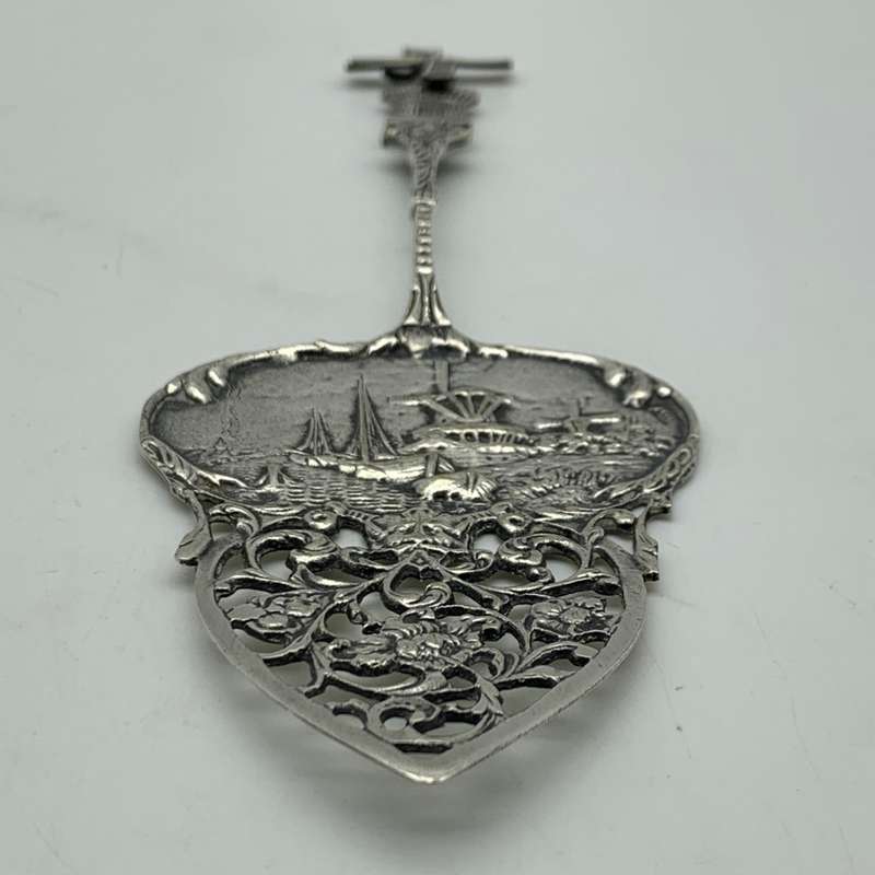 Vintage Dutch Silver-Plate Cake Server