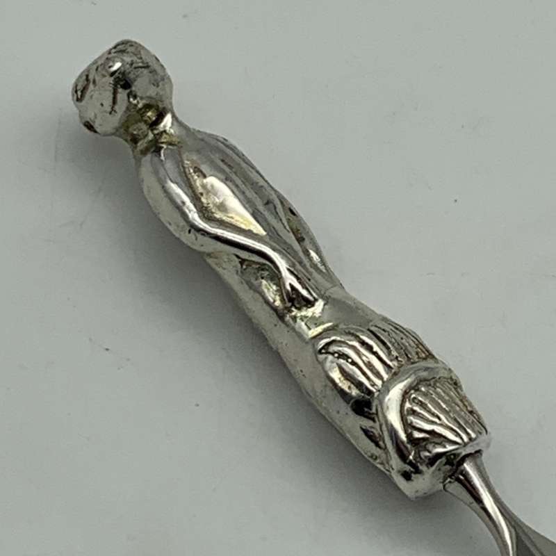 Vintage Silver Handled `Meercat` Letter Opener