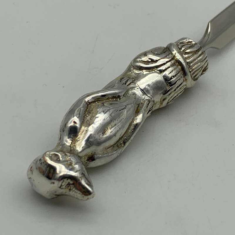 Vintage Silver Handled `Meercat` Letter Opener