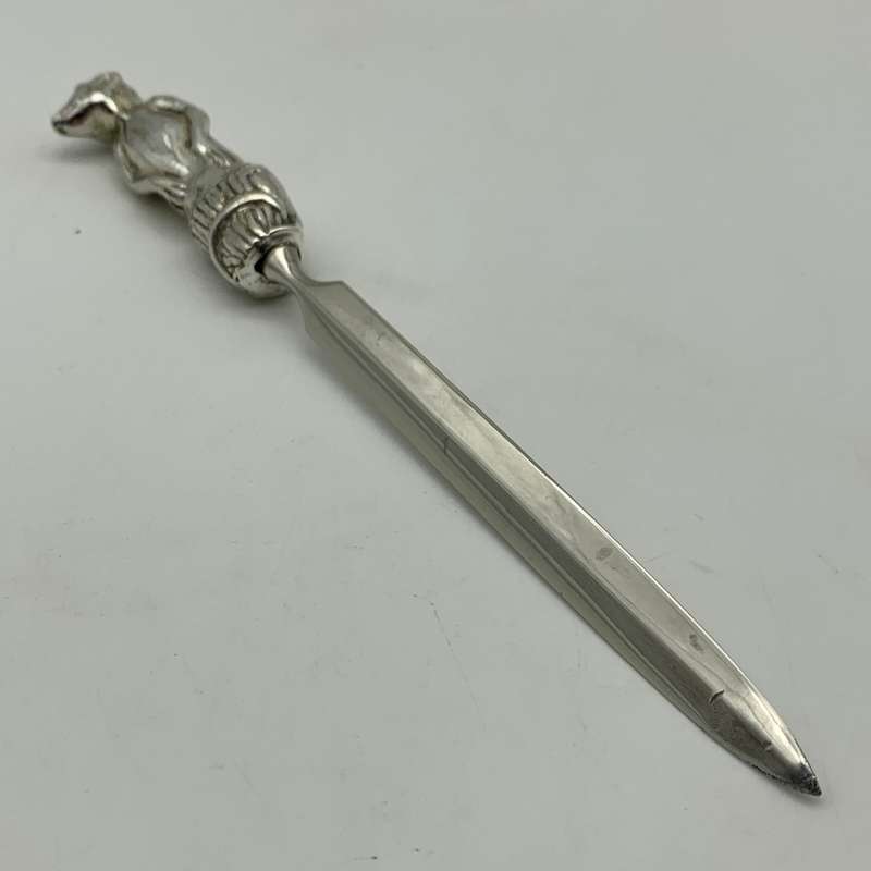 Vintage Silver Handled `Meercat` Letter Opener