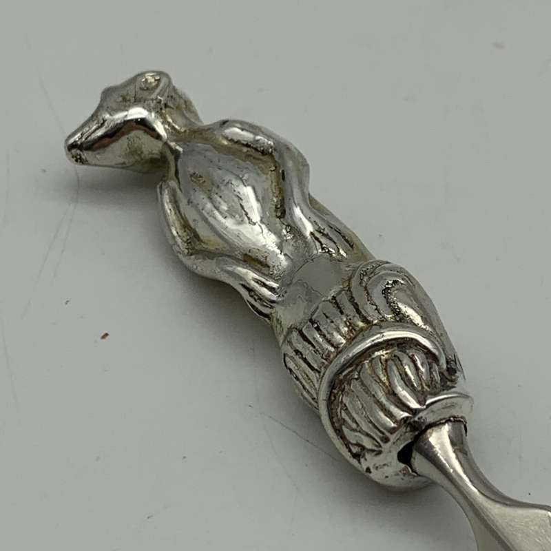 Vintage Silver Handled `Meercat` Letter Opener