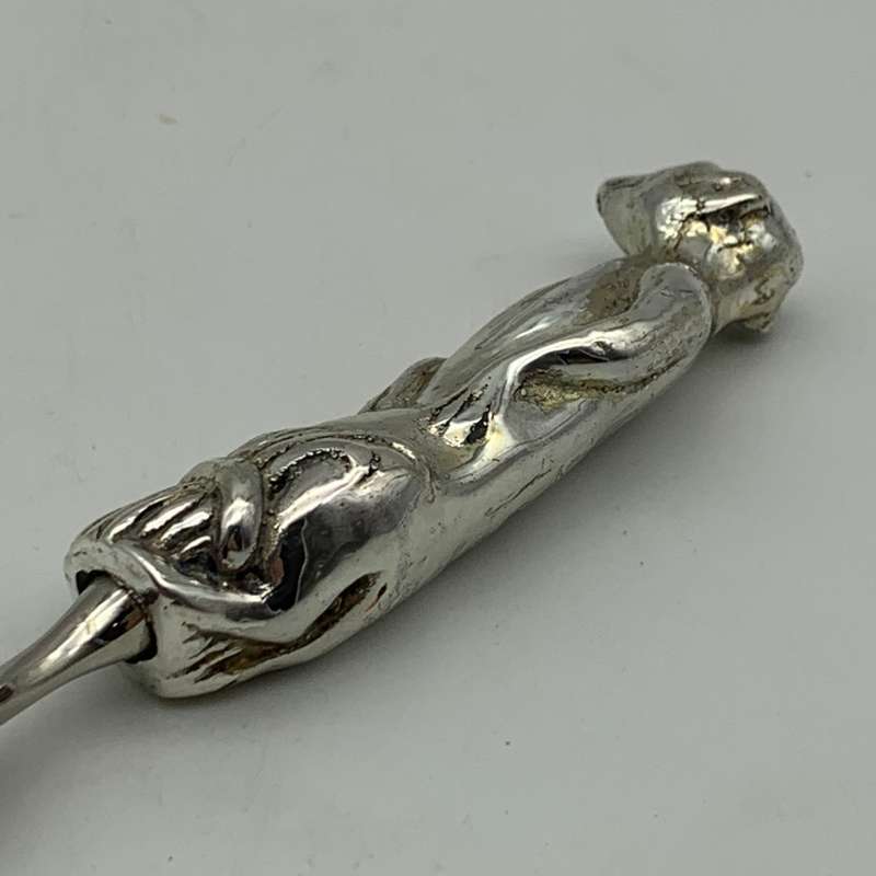 Vintage Silver Handled `Meercat` Letter Opener