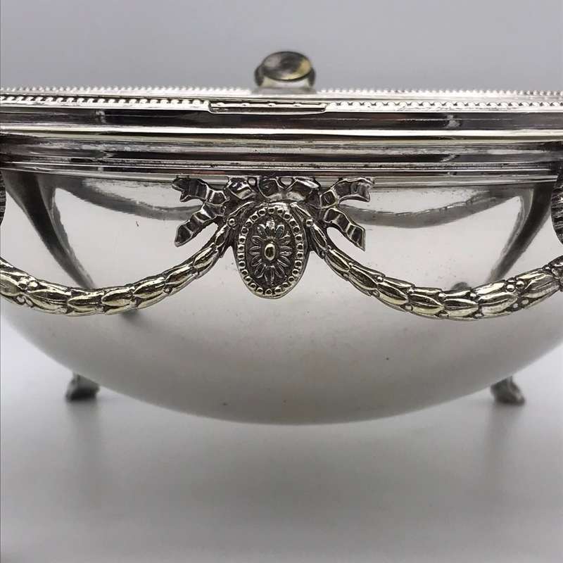 Antique `Roll-Top` Breakfast Dish/Warmer