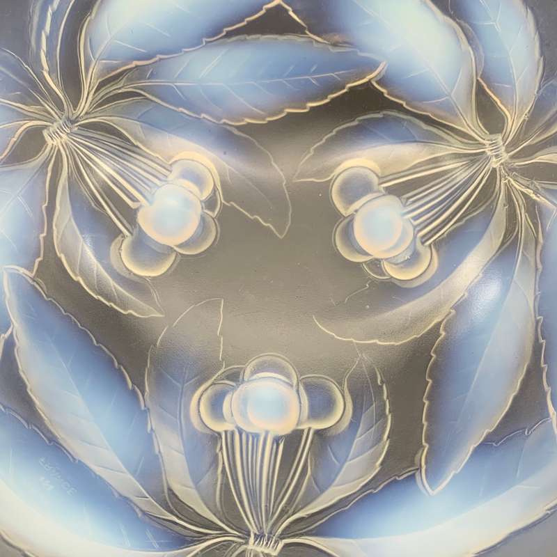 French Art Deco Opalescent Bowl (G. Vallon)